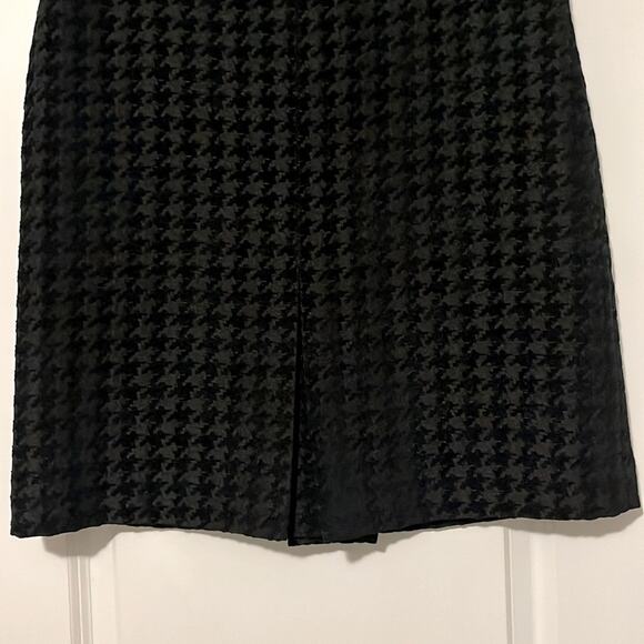 Brooks Brothers 346 Houndstooth Pencil Skirt - Picture 3 of 11